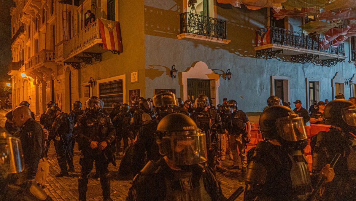 Fuerza de choque en Calle Fortaleza