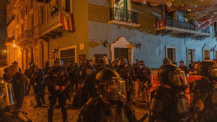 Fuerza de choque en Calle Fortaleza