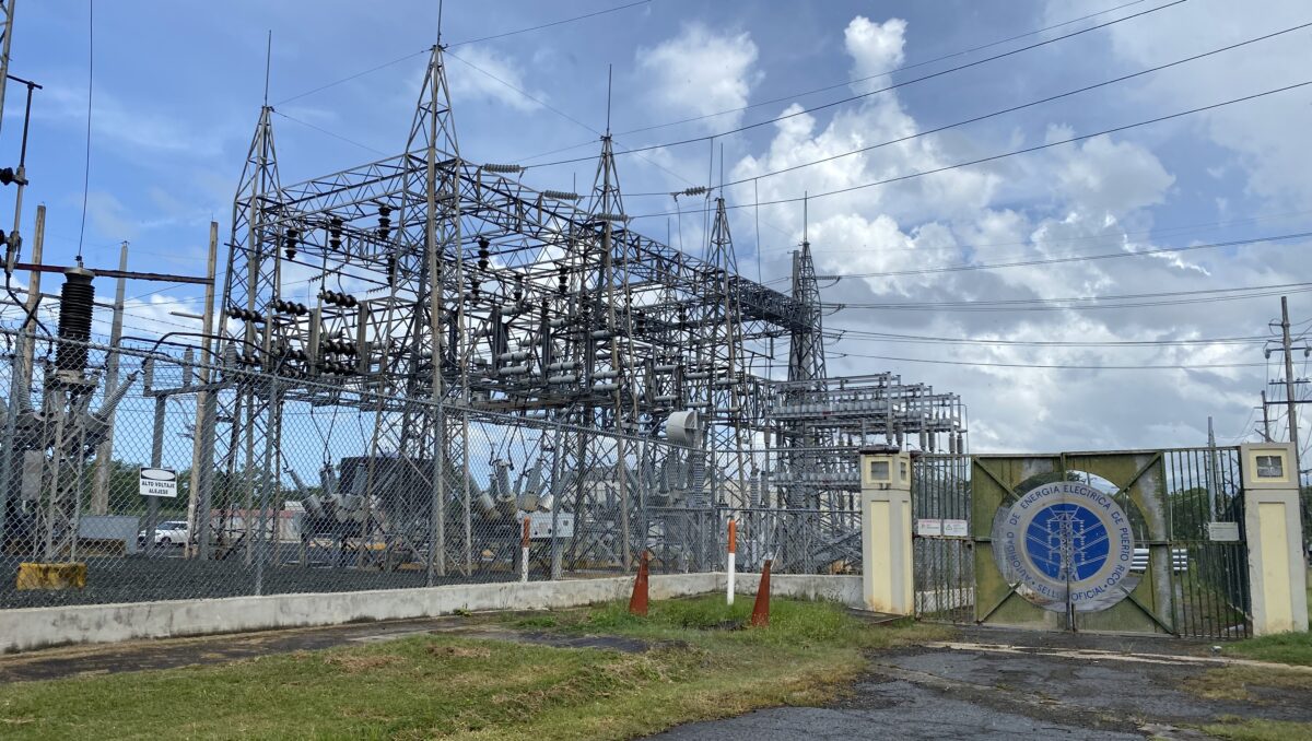 Foto: Subestación eléctrica en Carolina, tomada por HJDM.