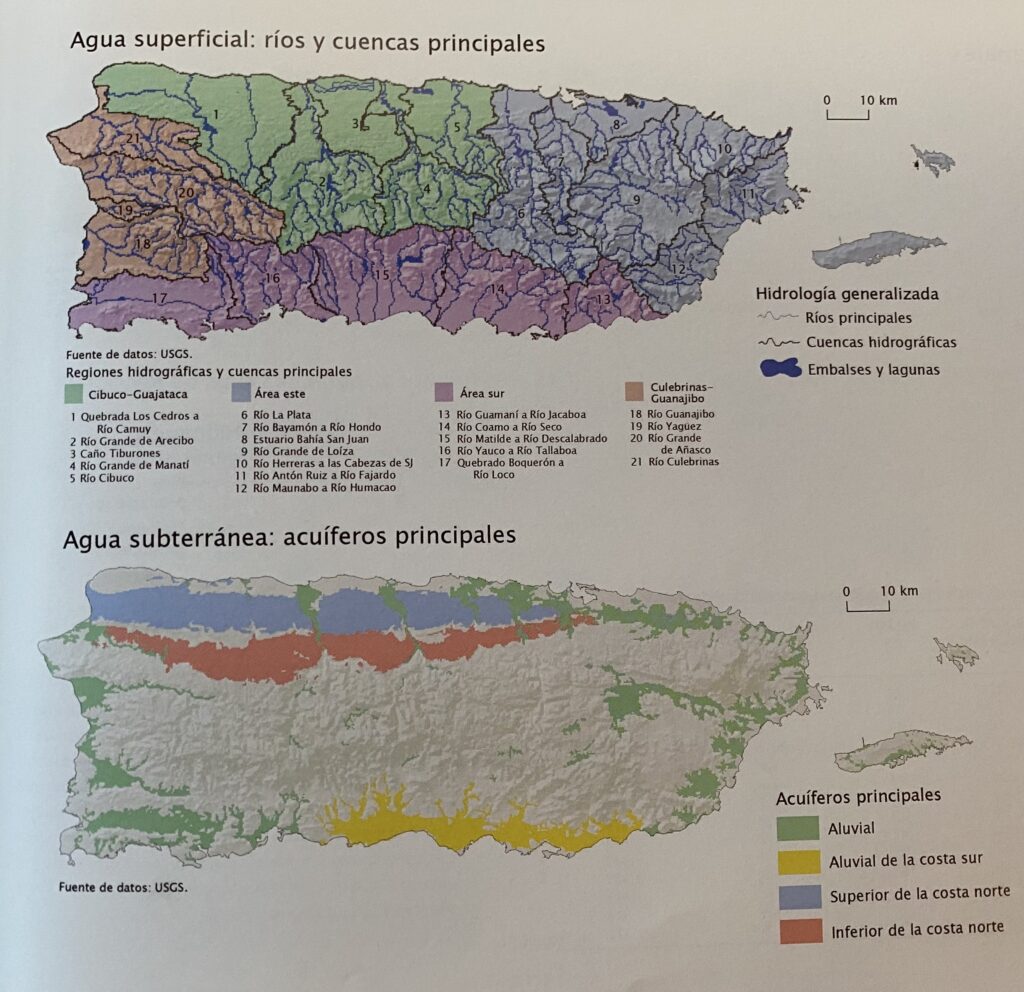 Mapas hidrográficos de Puerto Rico